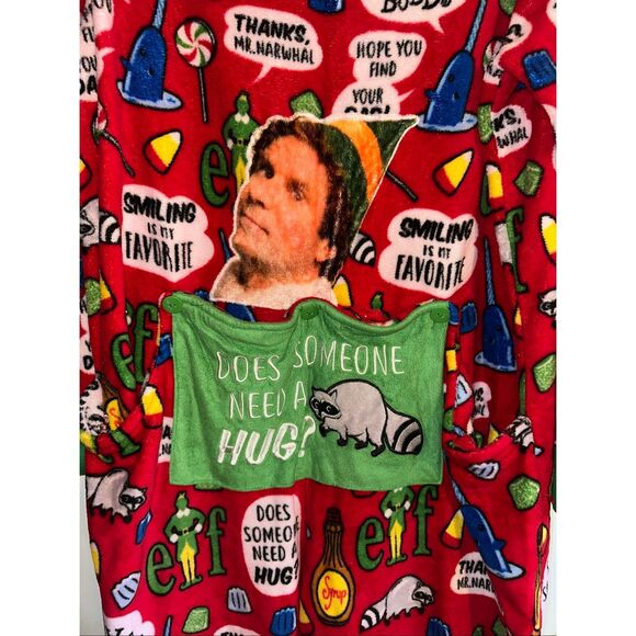 Elf 1-Piece Pajamas Fleece Adult 3X 22W- 24W Drop-Seat Sleepwear Warm Pjs NWT - Picture 6 of 9